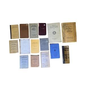 Vintage Train Books Lot